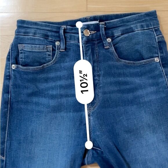 Good American Good Waist High Rise Cropped Skinny Jeans 4/27 - Picture 5 of 12